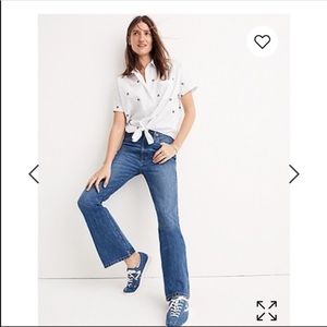 Madewell Tall Rigid Flare Jean, size 31T